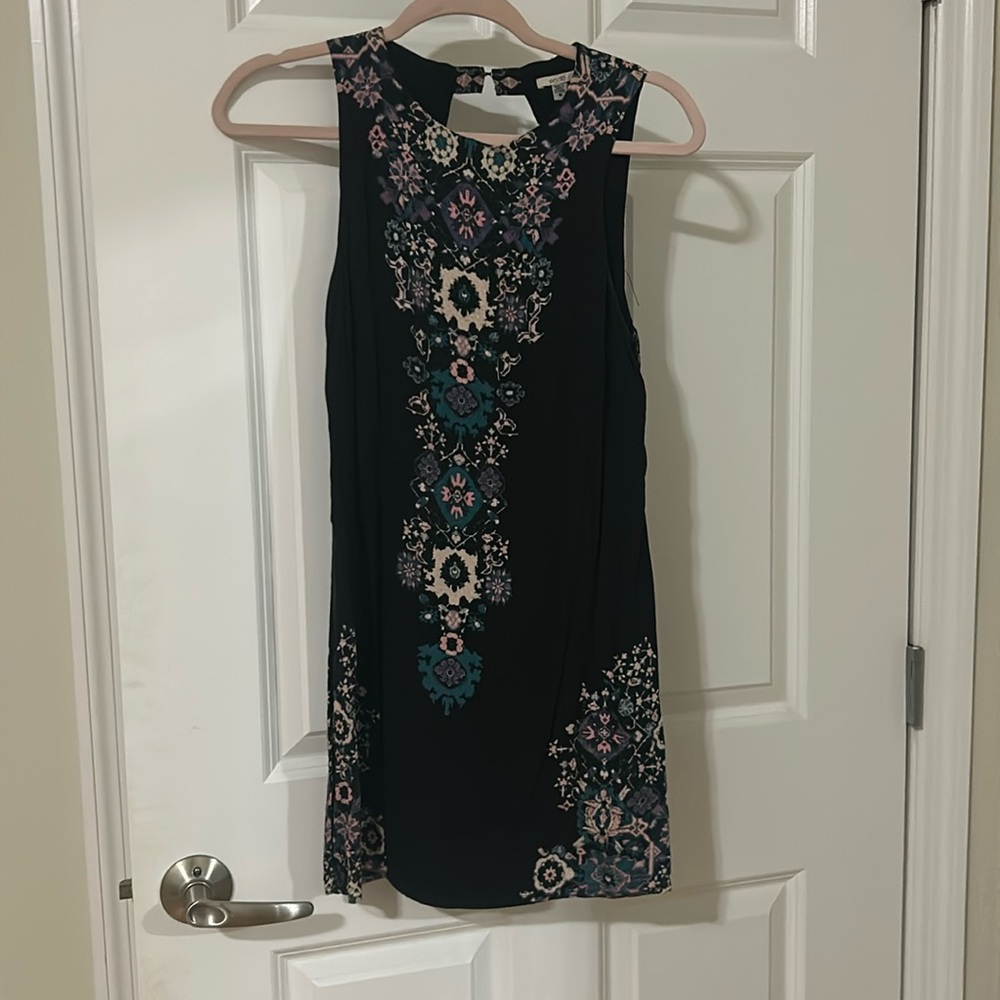 Floral pattern short dress